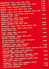 La Boule à Pizza menu