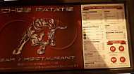 Chez Patate inside