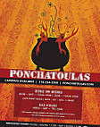 Ponchatoulas menu