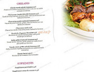 L'Etoile du Liban menu