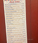 Sombreros Mexican menu