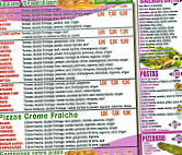 Brava Pizza menu