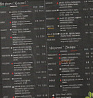 Pizza Jacky menu