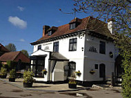 The Coach Horses outside