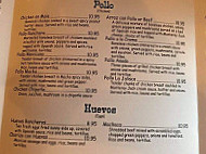 Jalisco Mexican menu