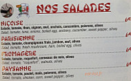 Samourai Pizza & Burger menu