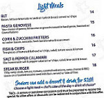 Sails Bistro menu