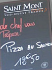 La Voglia menu