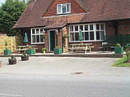 The Green Man outside