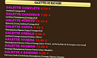 Le Viviera menu