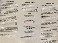 Boiling Madd menu