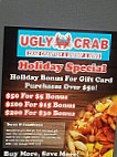 Ugly Crab menu