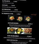 Le Kosy menu