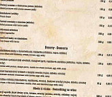 Steak House menu