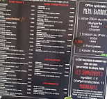 La Cigale menu