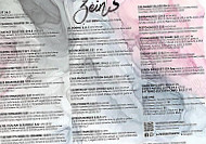 Zeins Authentic menu