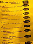 Pizzeria dell'etna menu