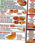 Allo Pizza menu