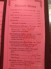 Plum Crazy Diner 2002 menu