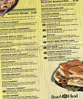 Tropical Smoothie Cafe menu