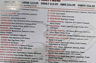 Jessie's Pizza Pasta Mernda menu