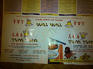 Yum Yum Takeaway menu