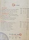 L' Horloge menu