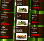 Le Sake menu