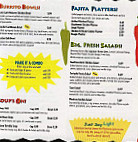 California Tortilla menu