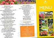 West Dean Gardens menu