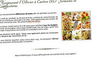 L'olivier menu