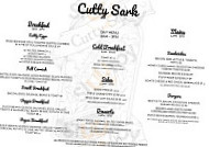 Cutty Sark menu