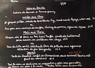 Bobo Bistro menu