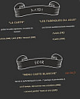 La Fabrique menu