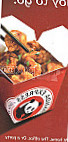 Panda Express menu