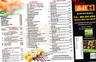 Tokyo Grill Sushi Hibachi menu