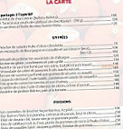 Quai de Meudon menu