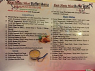 East Meets West menu