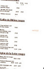 Bistrot du Terroir menu