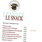 Le Cabestan menu