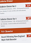 C-ray Lobster menu