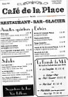 Café de la Place menu