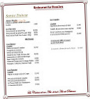 Le New Beaulieu menu