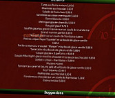 La Victoire menu