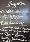 Bar Tabac des Alpilles menu