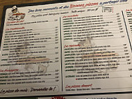 Ulo'pizza menu