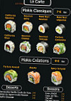 Sushi Lunch menu