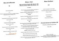 La Prévôté menu