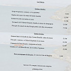 La Sirène menu