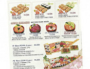 Sushi Bobun menu